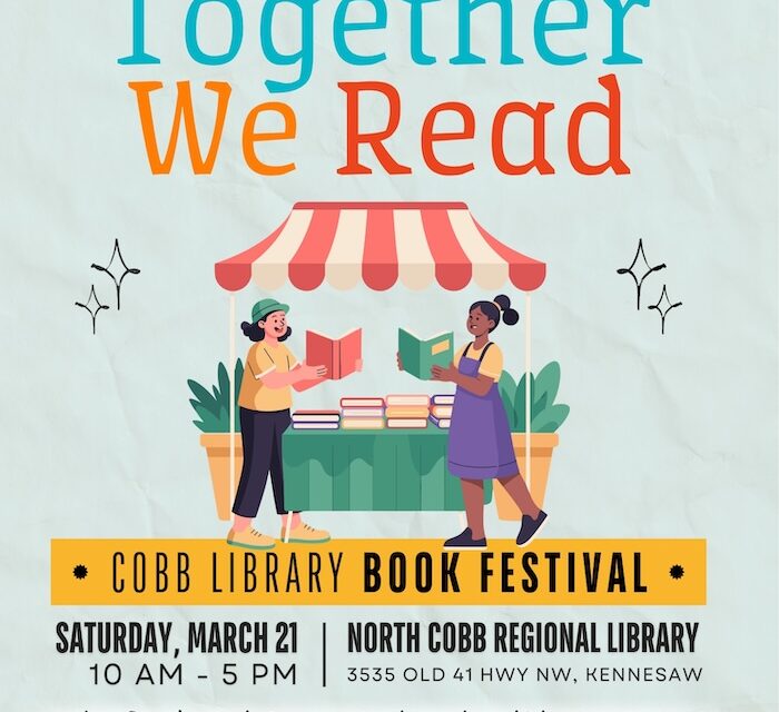 The Together We Read, Cobb Library Book Festival has expanded the Roster: New Authors, Bilingual Storytimes, and Nature Walks Added