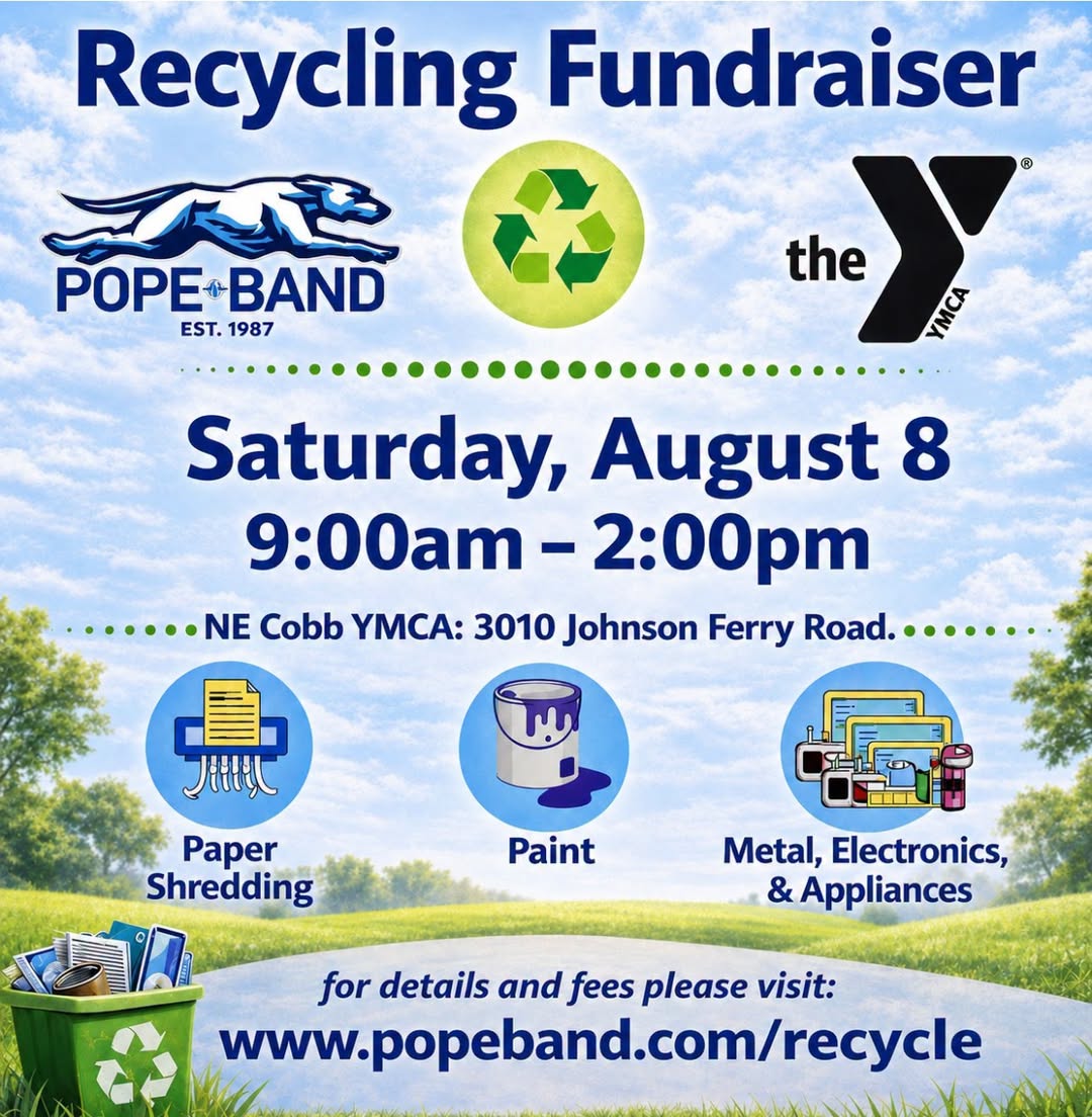 Pope High School Band's Community Recycling Day