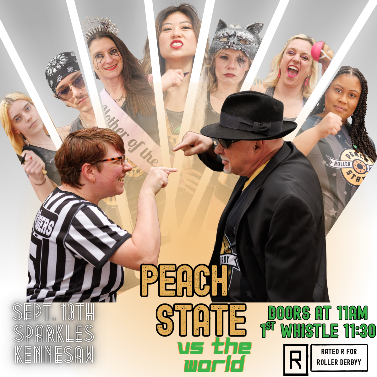 Roller Derby Bout - Peach State vs. The World!