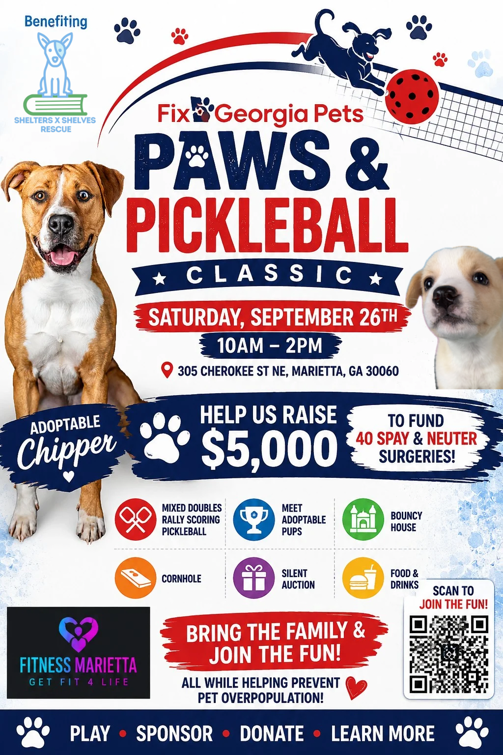 Fix Georgia Pets’ Paws & Pickleball Classic 